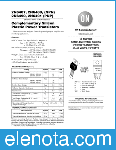 ON Semiconductor 2n6487