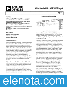 Analog Devices 3B17 datasheet