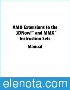 AMD 3DNow! datasheet