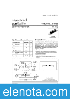 International Rectifier 403DMQ datasheet