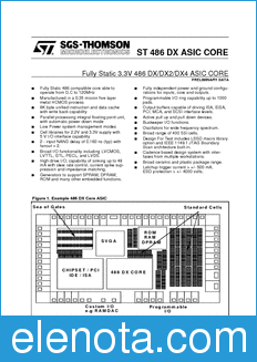 STMicroelectronics 486DX-CORE datasheet