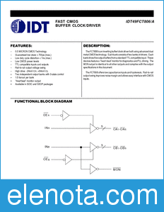 IDT 49FCT806 datasheet