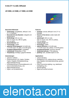 Infineon 5360-HL datasheet