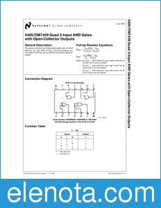 National Semiconductor 5409 datasheet