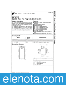 National Semiconductor 54FCT377 datasheet