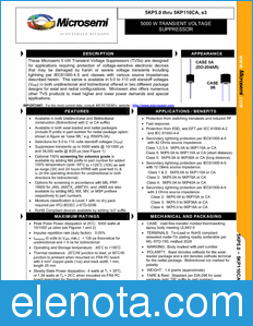 Microsemi 5KP40A datasheet