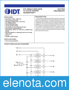 IDT 5T905 datasheet