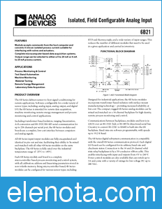 Analog Devices 6B21 datasheet