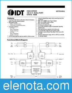 IDT 7016 datasheet