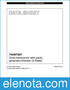 Philips 74ABT657 datasheet