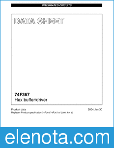 Philips 74F367 datasheet