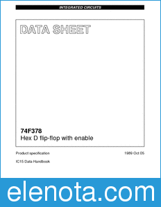 Philips 74F378 datasheet