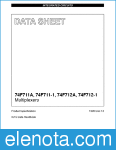 Philips 74F711A datasheet