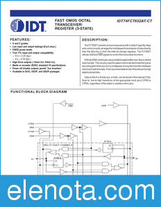 IDT 74FCT652T datasheet