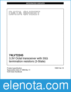 Philips 74LVT2245 datasheet