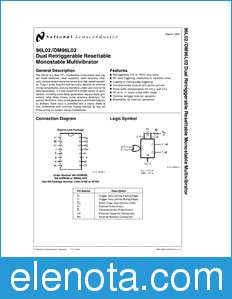 National Semiconductor 96L02 datasheet