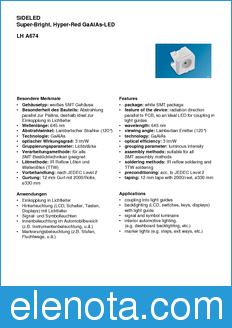 Infineon A674-L2M2-1 datasheet