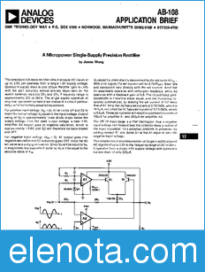 Analog Devices AB108 datasheet