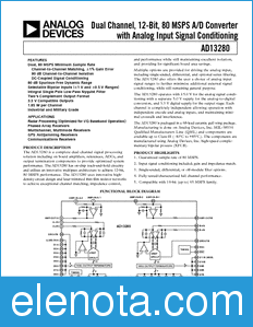 Analog Devices AD13280 datasheet