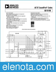Analog Devices AD1819B datasheet