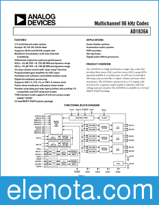 Analog Devices AD1836A datasheet