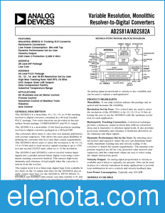 Analog Devices AD2S80A datasheet