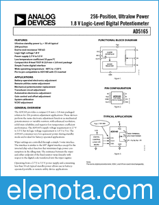 Analog Devices AD5165 datasheet