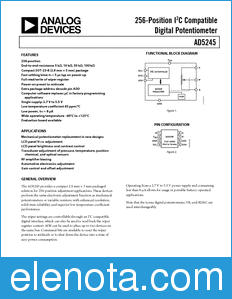 Analog Devices AD5245 datasheet