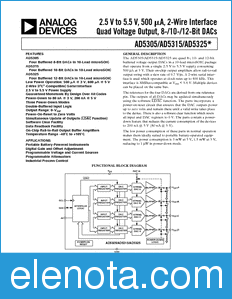 Analog Devices AD5305 datasheet