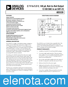 Analog Devices AD5320 datasheet