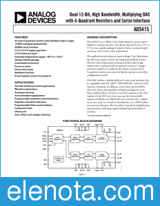 Analog Devices AD5415 datasheet