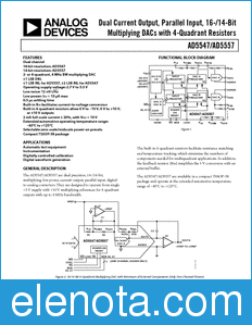 Analog Devices AD5547 datasheet