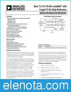 Analog Devices AD5623R datasheet