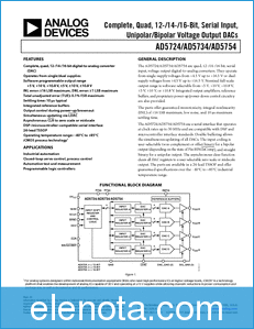 Analog Devices AD5724 datasheet