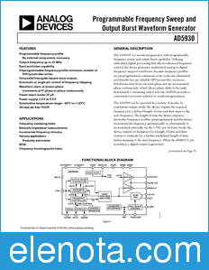 Analog Devices AD5930 datasheet