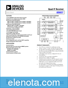 Analog Devices AD6657 datasheet