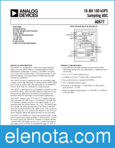 Analog Devices AD677 datasheet