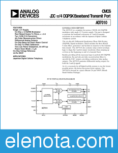 Analog Devices AD7010 datasheet