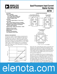 Analog Devices AD704 datasheet