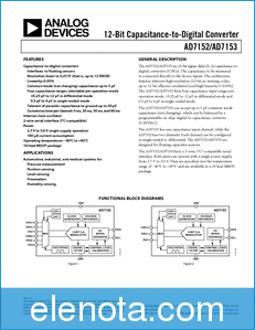 Analog Devices AD7152 datasheet