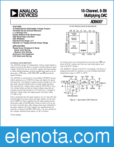 Analog Devices AD8600 datasheet