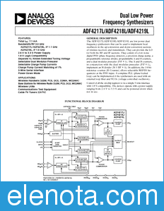 Analog Devices ADF4217L datasheet