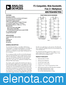 Analog Devices ADG795A datasheet