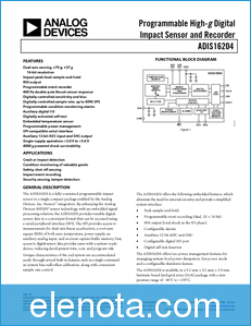 Analog Devices ADIS16204 datasheet