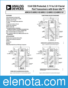 Analog Devices ADM3307E datasheet