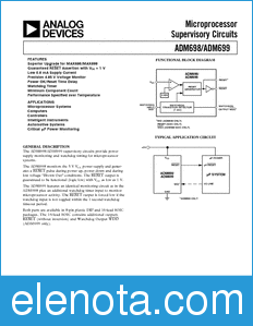 Analog Devices ADM698 datasheet