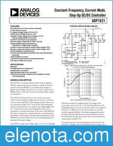 Analog Devices ADP1621 datasheet