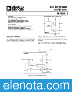 Analog Devices ADP3416 datasheet