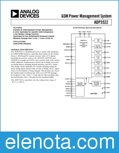 Analog Devices ADP3522 datasheet