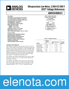 Analog Devices ADR421 datasheet
